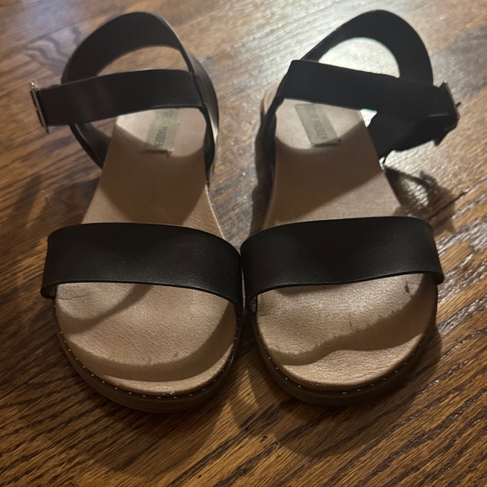 Steve Madden Black Sandals